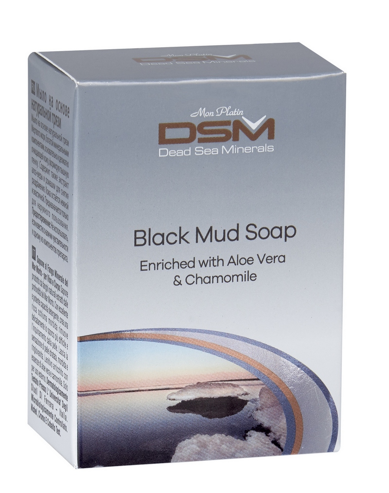 Black Mud Soap קnriched with Aloe Vera & Chamomile
